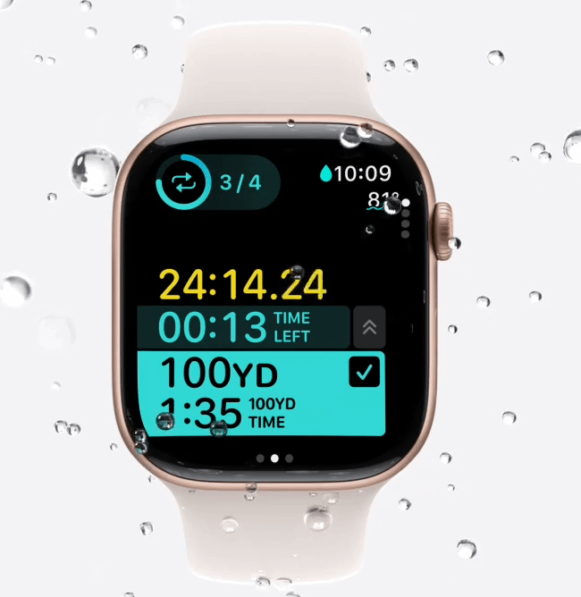 Apple Watch S11 GPS 42mm Black (Black Sport Band) - S / M