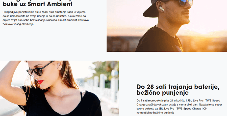 JBL LIVE PRO + TWS (Crne)