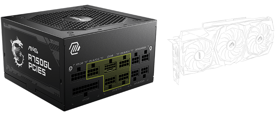 MSI MAG A750GL PCIE5 750W