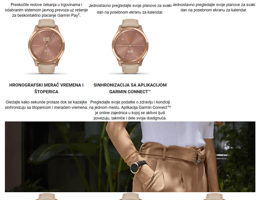 Garmin Vivomove Luxe (Silver-Black)