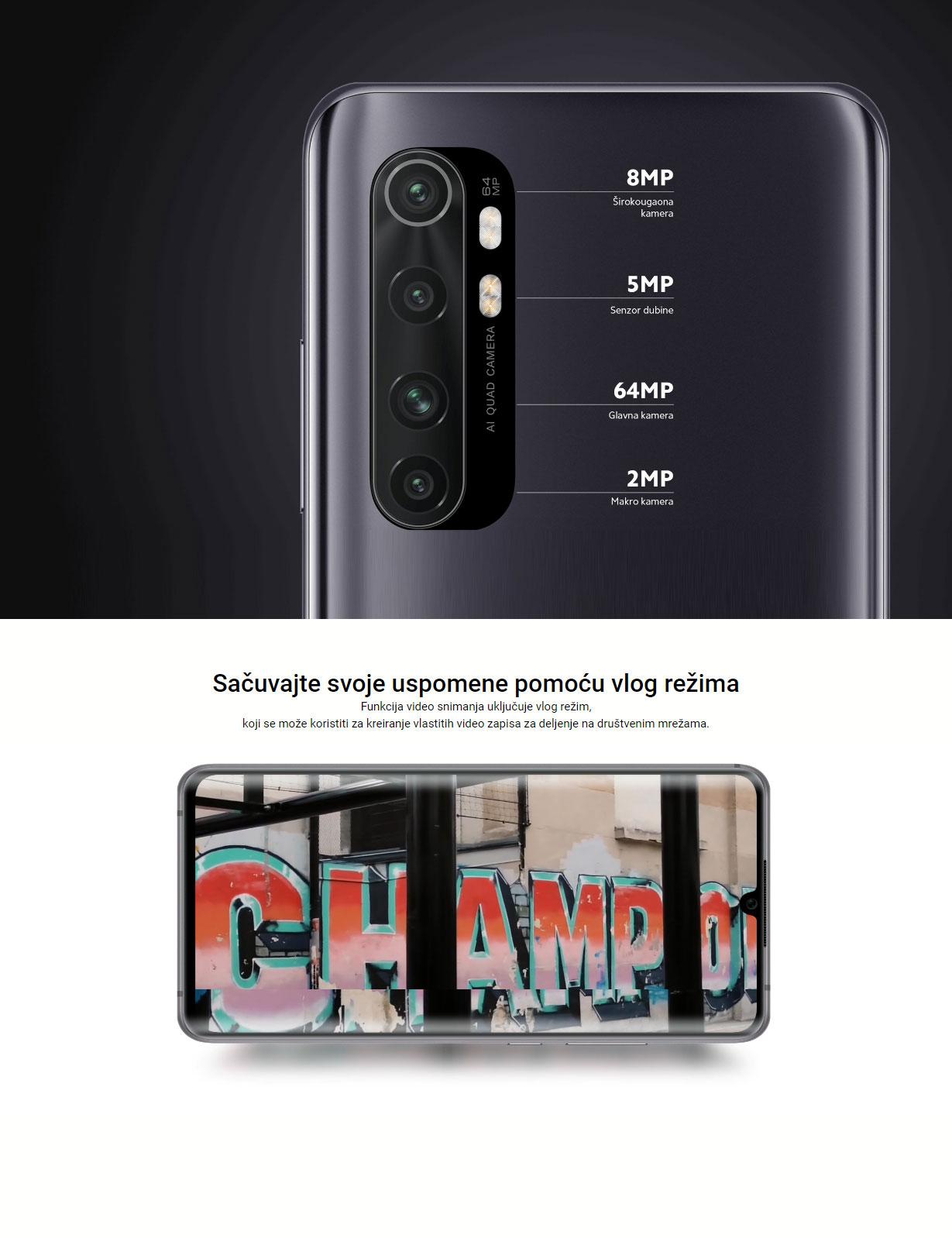 Xiaomi Mi Note 10 Lite 6GB 128GB Midnight Black