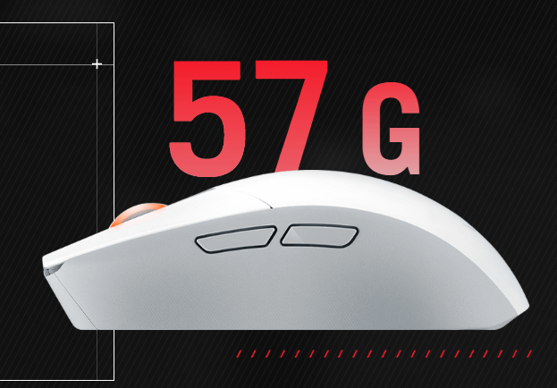 ASUS ROG Strix Impact III Wireless (White) miš