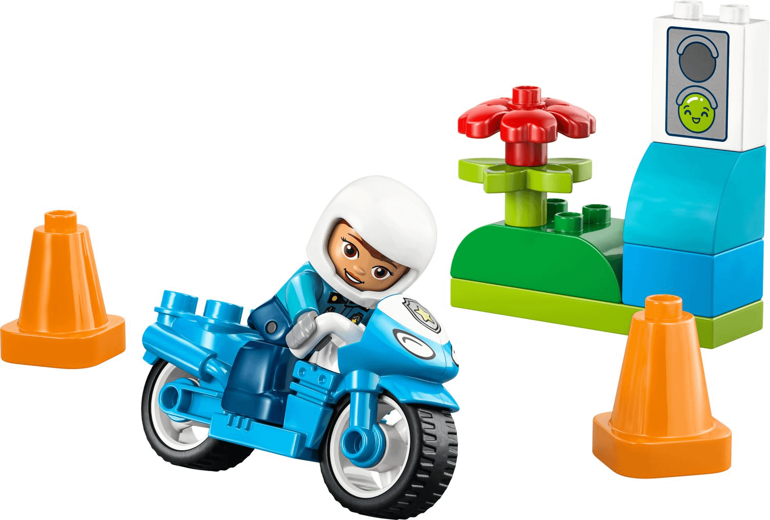 LEGO Blue Police Motorcycle