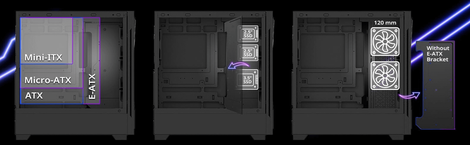 XPG STARKER AIR BTF Black