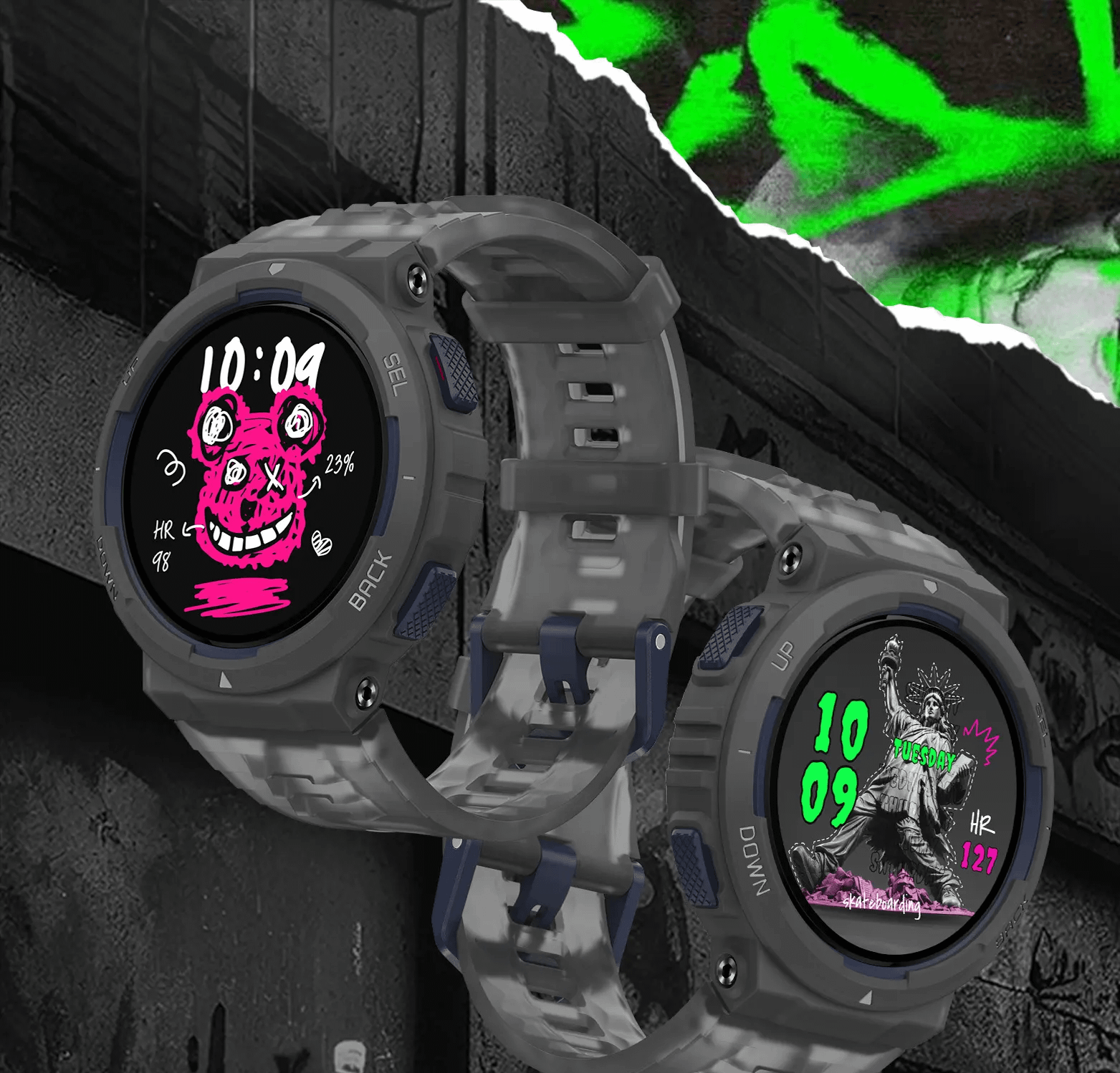 Amazfit Active Edge (Mint green) smartwatch