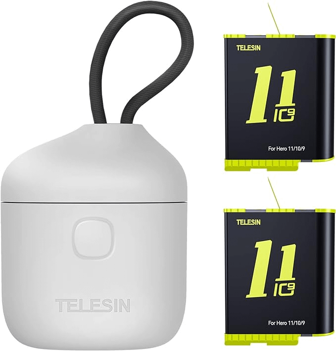 TELESIN Allin box punjac (+ 2 baterije)