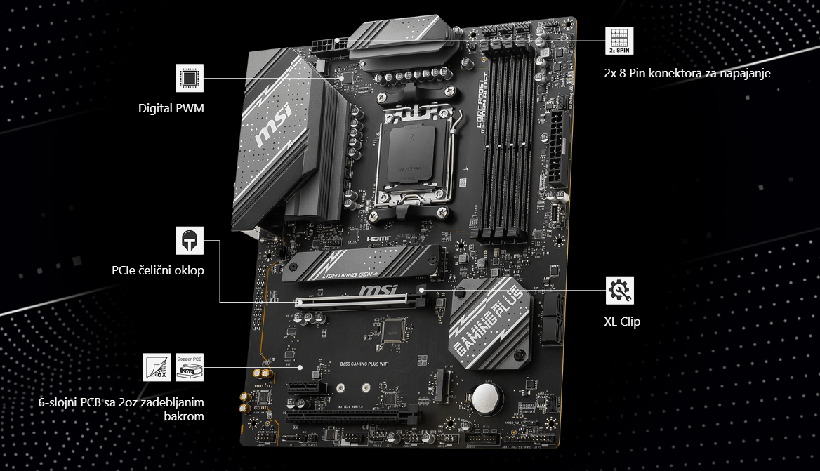 MSI B650 GAMING PLUS WIFI