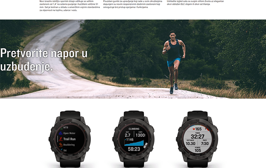 Garmin Fenix 7X Sapphire Solar Edition (Mineralno plavi)