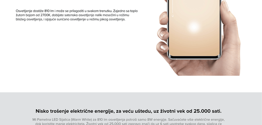 Xiaomi SMART BULB ( WARM WHITE)