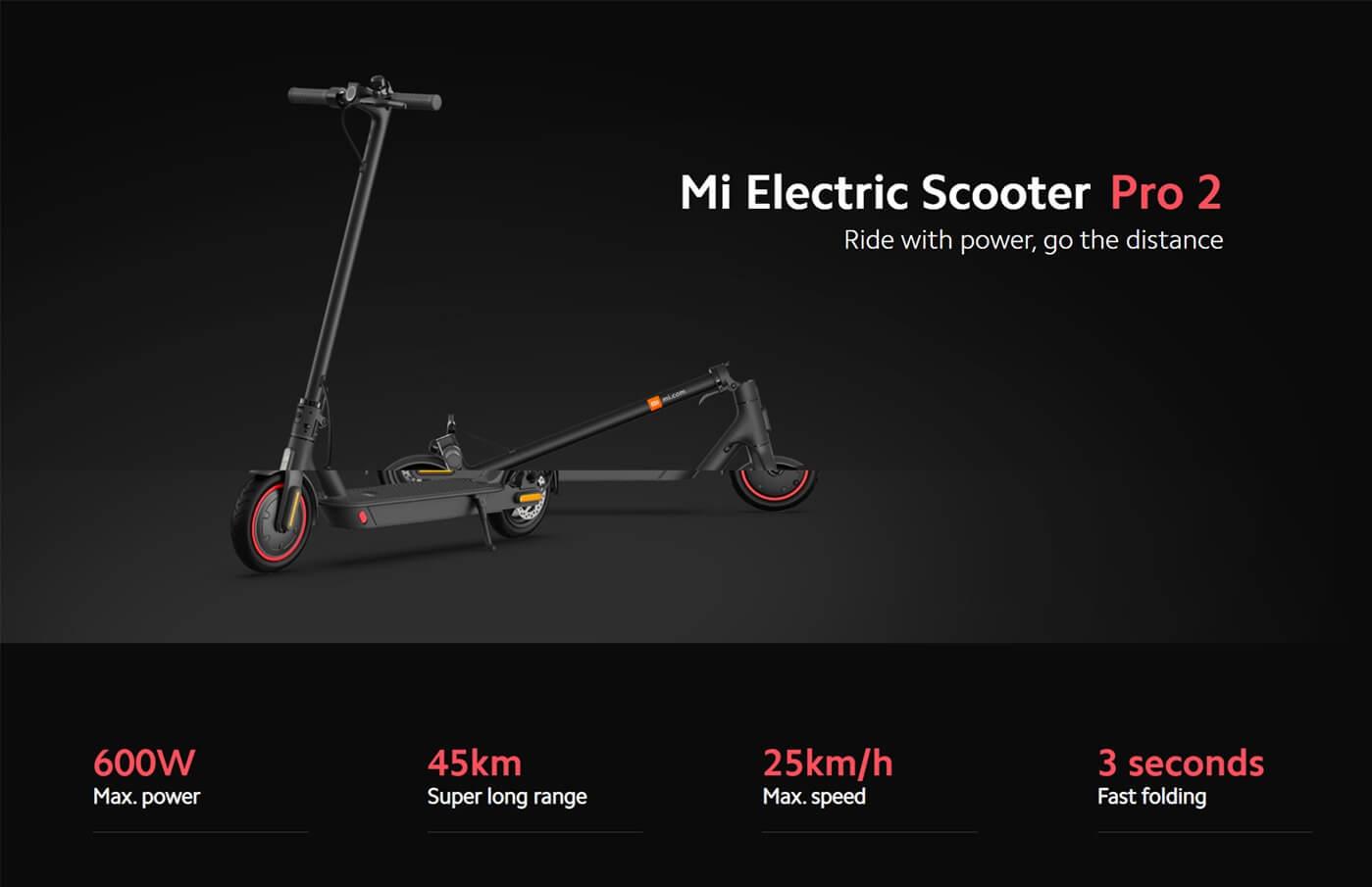 Xiaomi Mi Electric Scooter Pro 2
