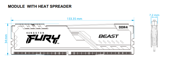 Kingston Fury Beast 32GB DDR4