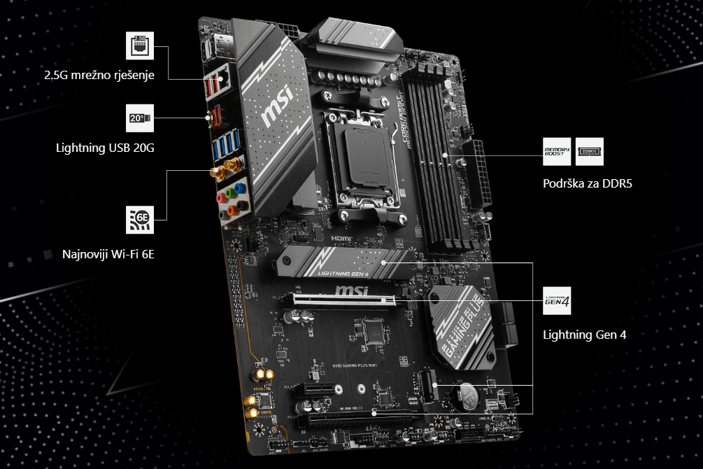 MSI B650 GAMING PLUS WIFI