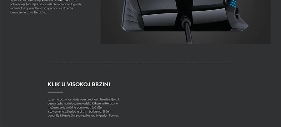 Logitech G402 Hyperion Fury 