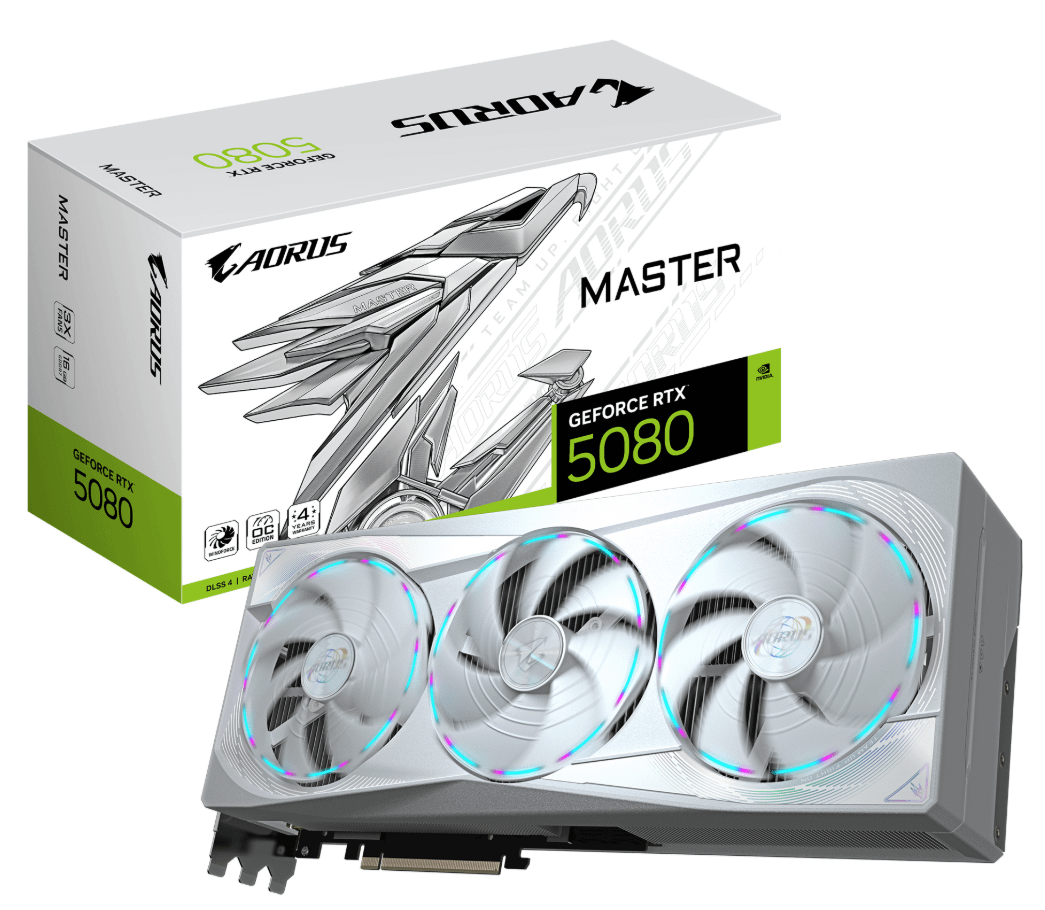 GIGABYTE AORUS RTX 5080 MASTER ICE 16G grafička kartica