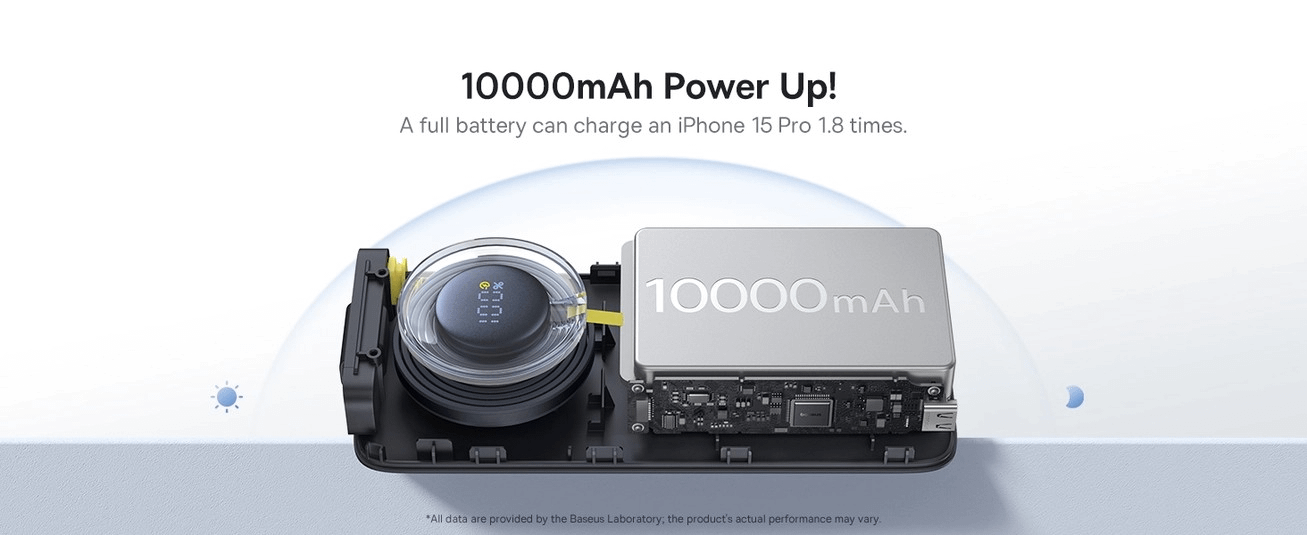 Baseus Free2Pull 10000mAh Grey Power Bank