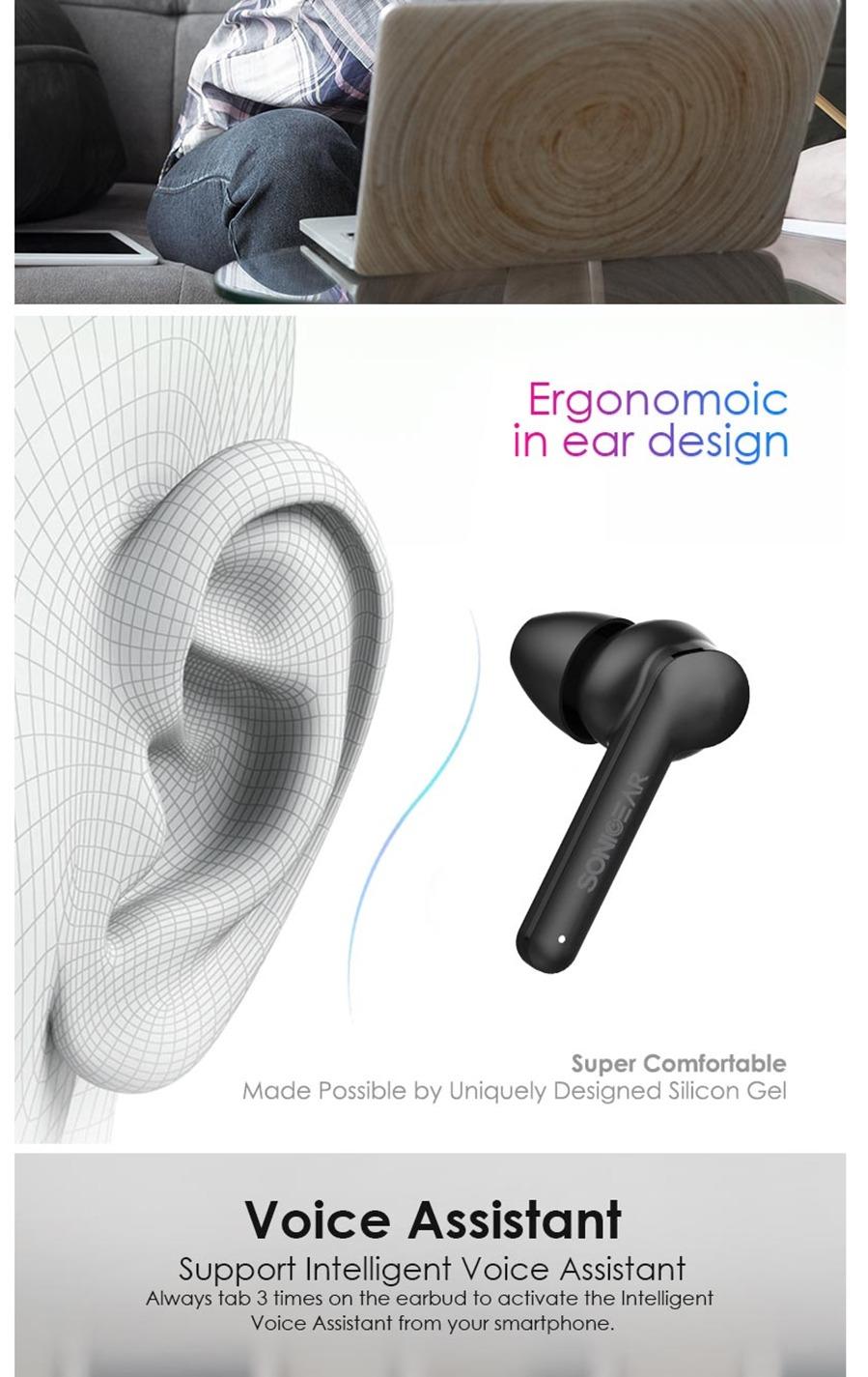 SONICGEAR EARPUMP TWS 5 PRO White