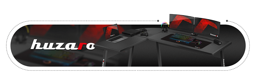 Huzaro Hero 6.0 Black gaming sto