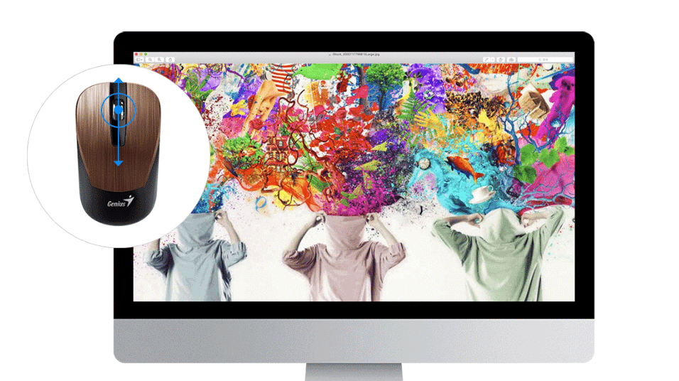 Genius GENIUS NX-7015 WIRELESS (crni)