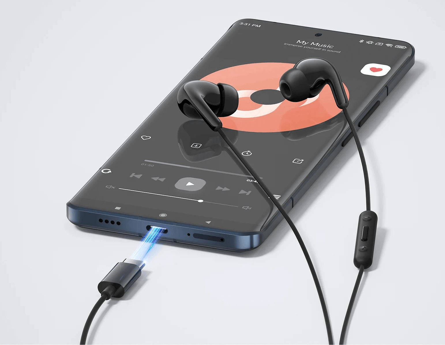 Xiaomi Type-C Earphones Black slušalice