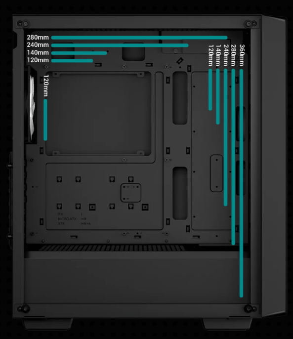 DEEPCOOL CC560 MESH V2 kućište