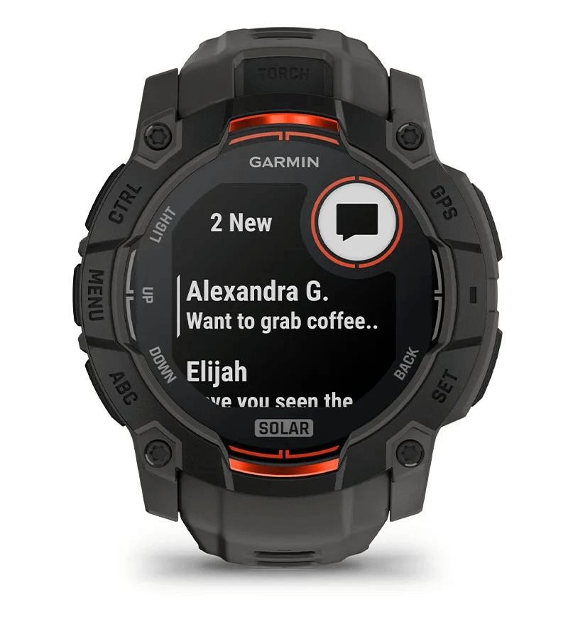 GARMIN Instinct 3 SOLAR 50mm Twilight smartwatch