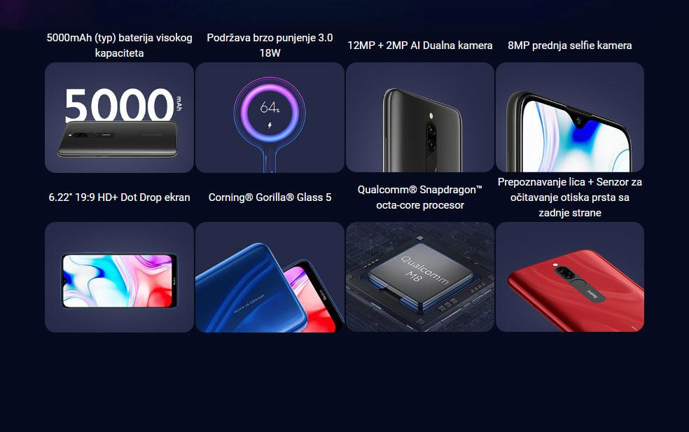 Xiaomi REDMI 8 3GB 32GB SAPPHIRE BLUE