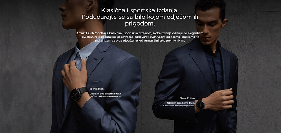 Xiaomi Amazfit GTR 2 - Obsidian Black / Sport Edition