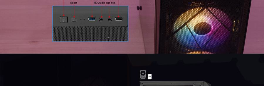 Aerocool CS-107 (Crna)