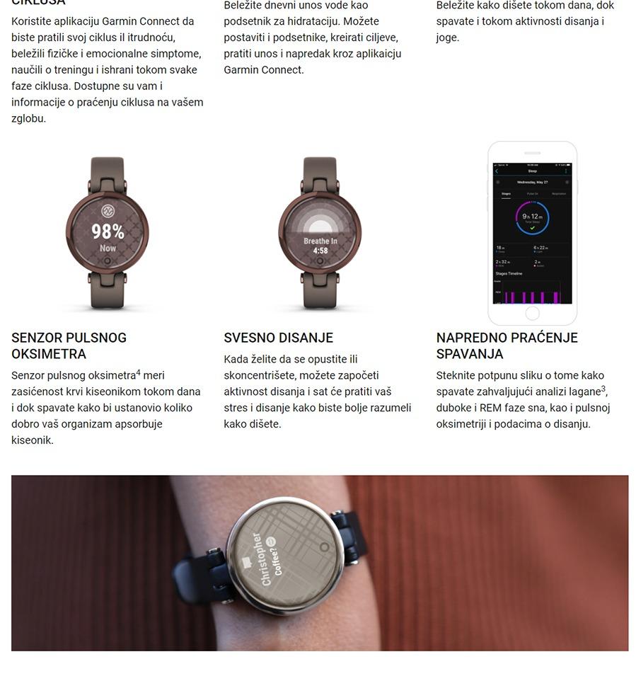 Garmin Lily classic Dark Bronze