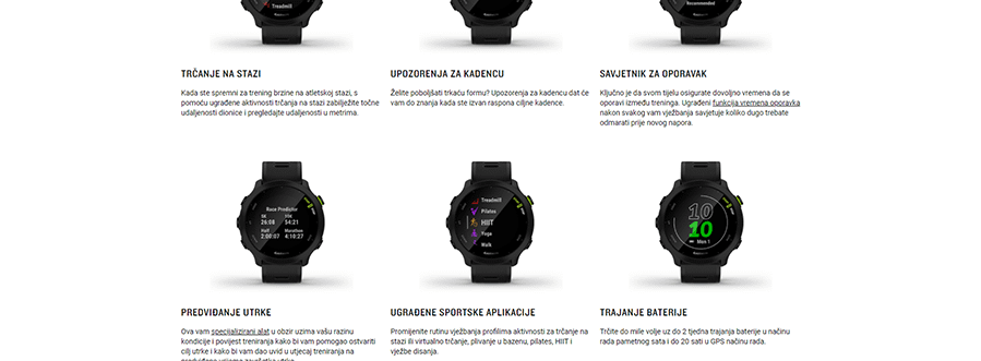 Garmin Forerunner 55 (Plavi)