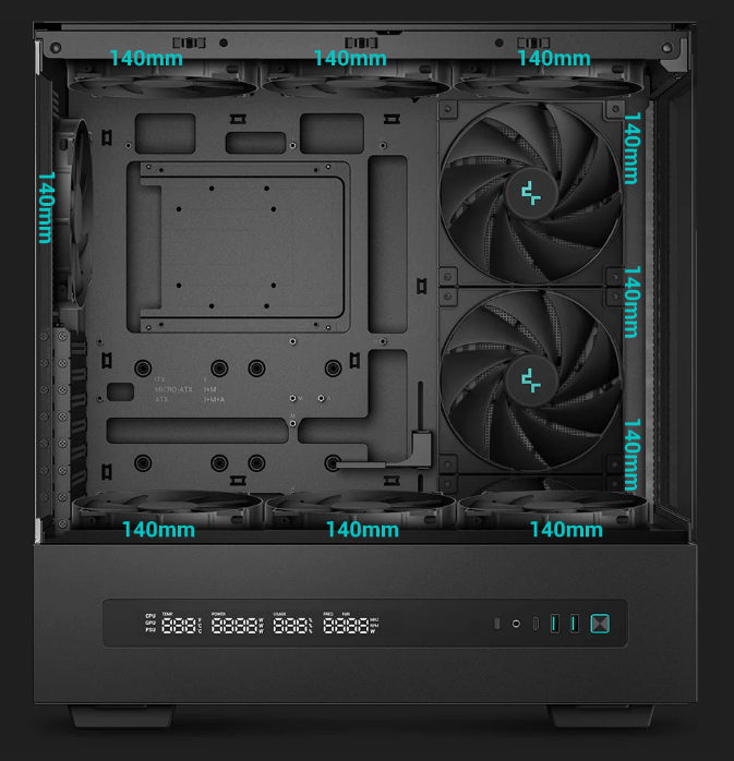 DEEPCOOL CH690 DIGITAL kućište