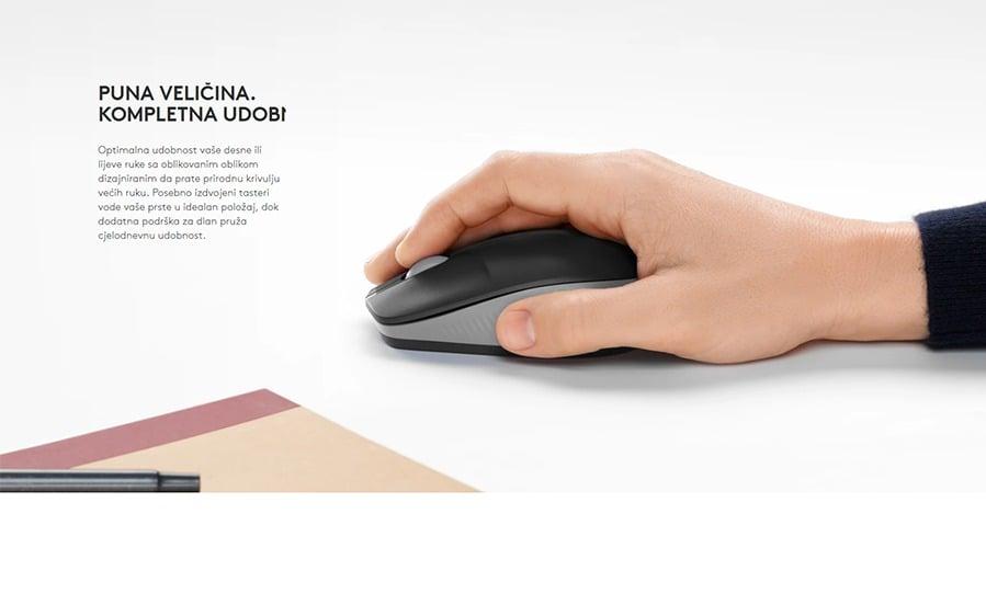 Logitech M190 crno/crveni