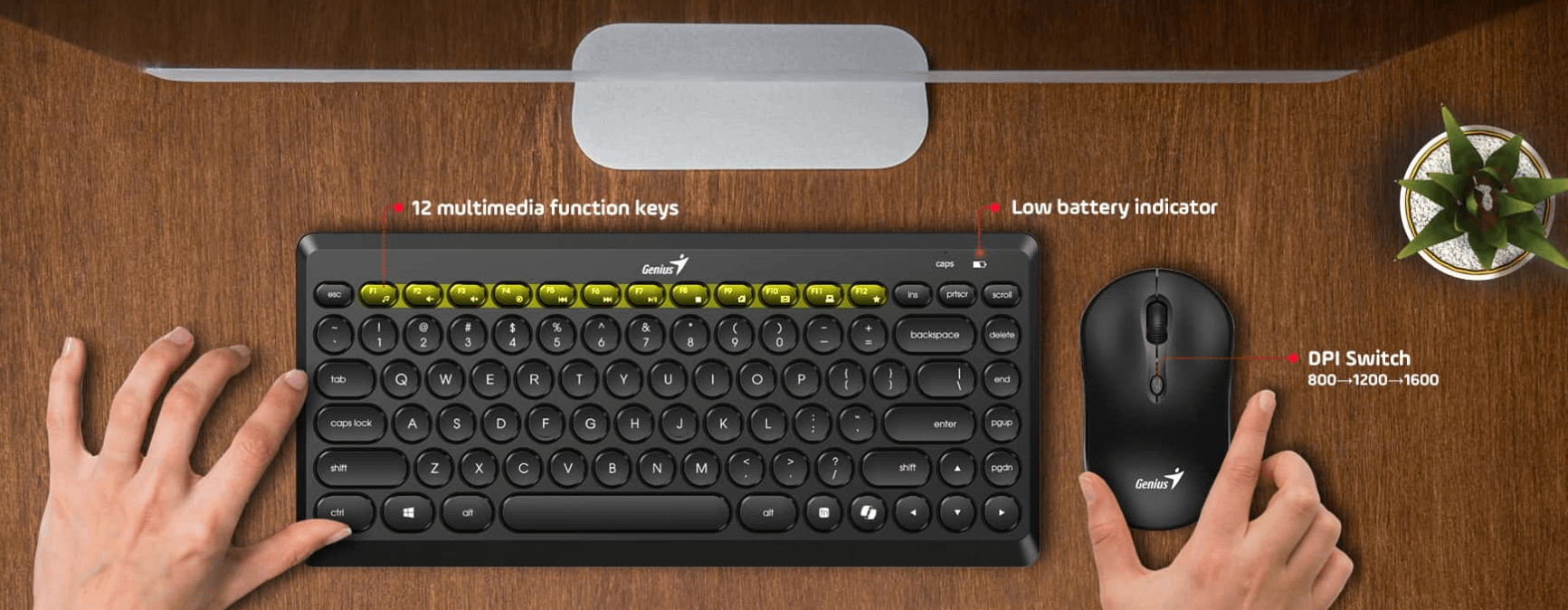 Genius LuxMate Q8000 White