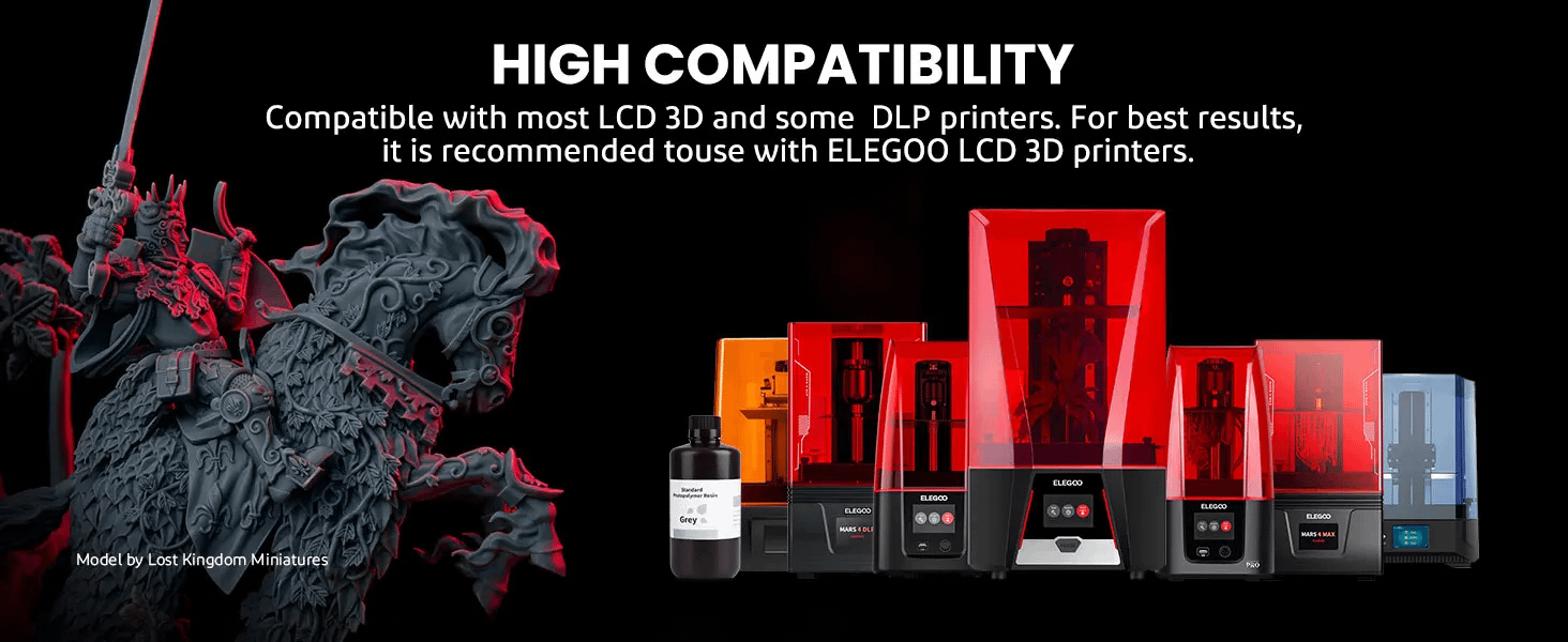 Elegoo Standard Resin 1kg (Clear Red)