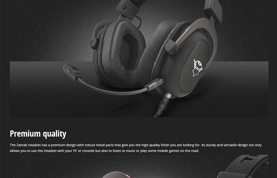Gxt 414 Gxt Gaming Headset Trust Auriculares Gaming GXT 414 Zamak - Main Image