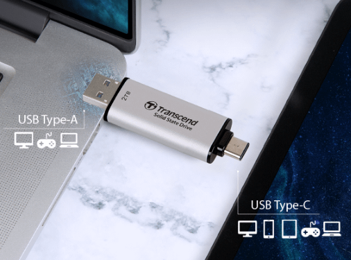 Trascend ESD310 512GB Black SSD