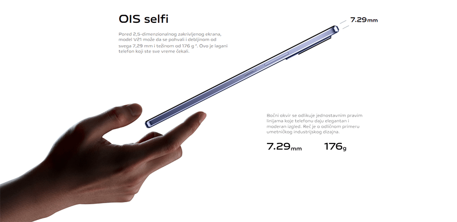 Vivo V21 8GB 128GB (Sunset Dazzle)