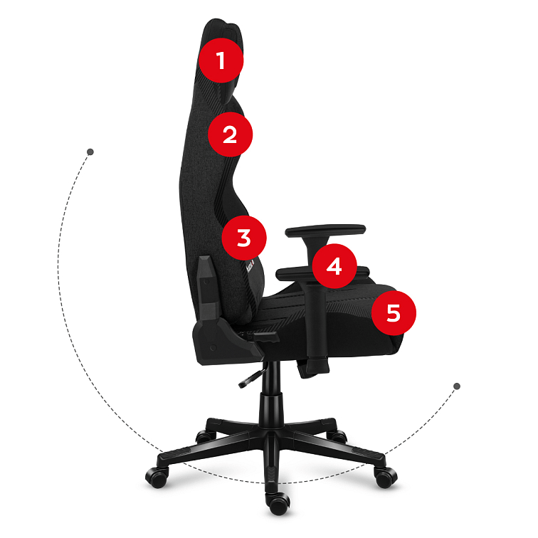 Huzaro Force 7.9 (Black Mesh)