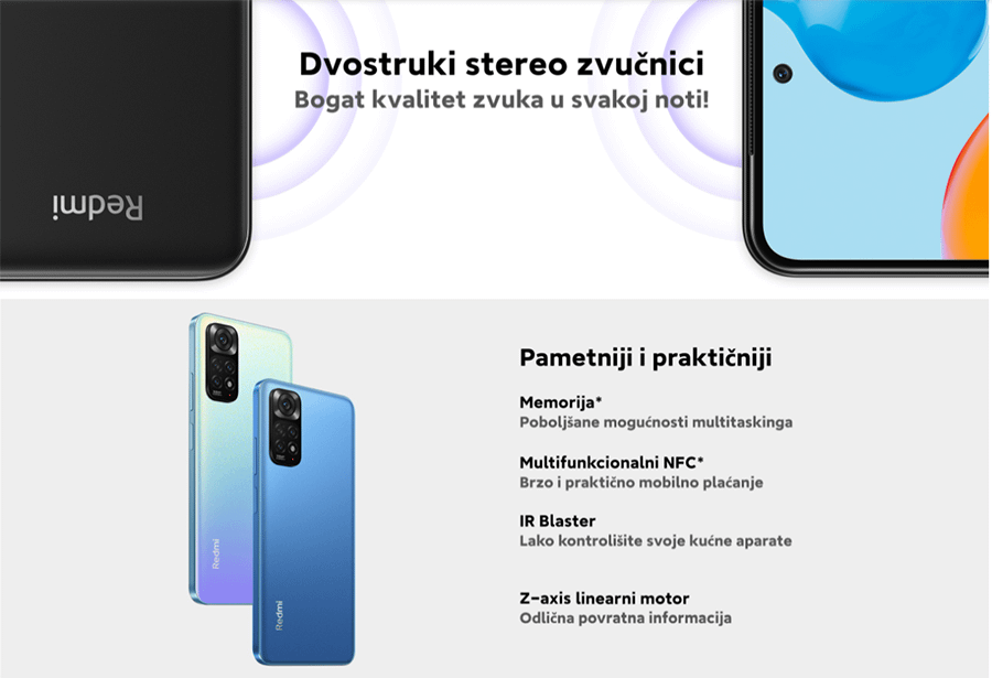 Xiaomi Redmi Note 11 4GB 128GB (Star Blue)