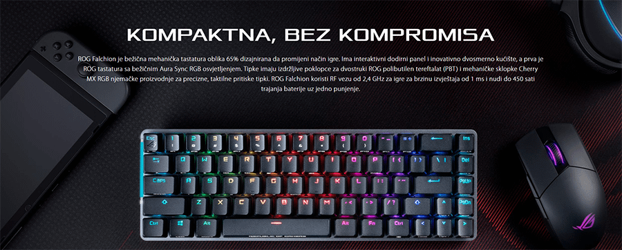 ASUS ROG Falchion 65%