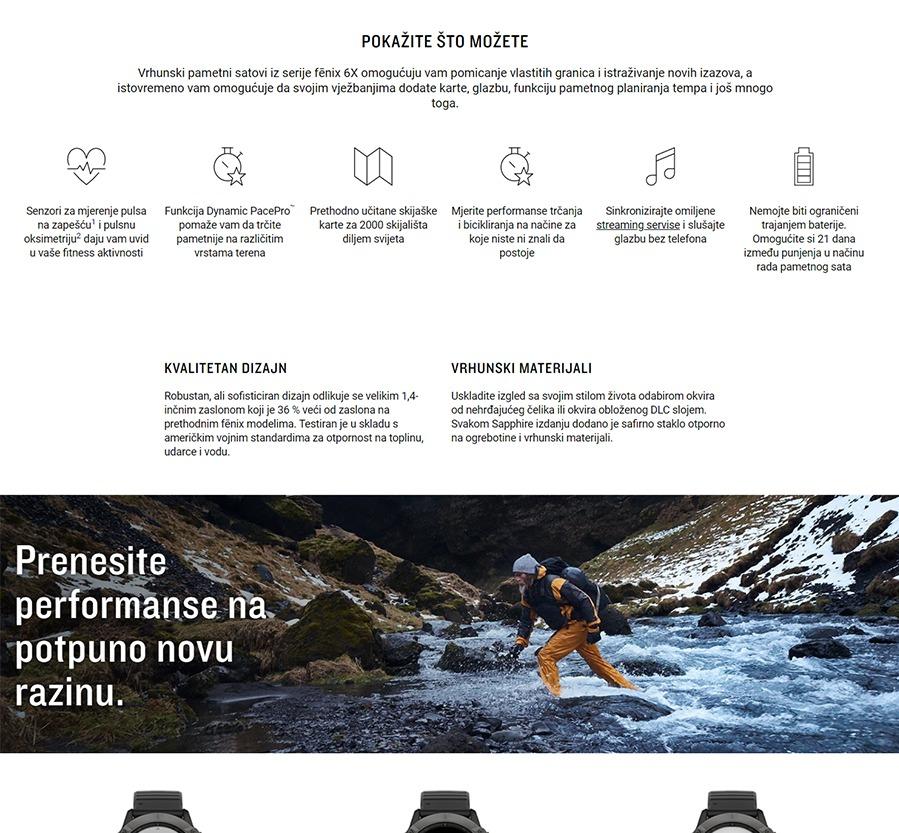 Garmin Fenix 6x PRO Black