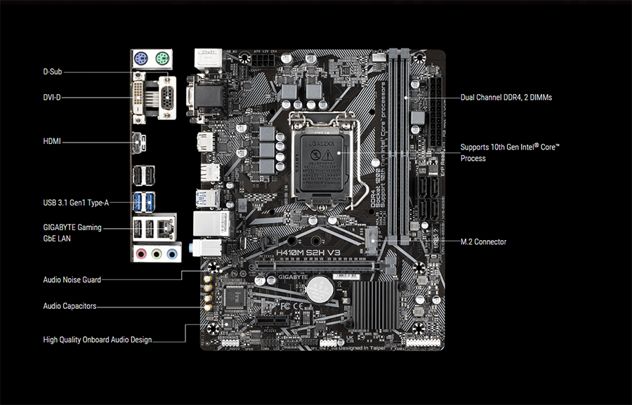 Gigabyte H410M S2H V3