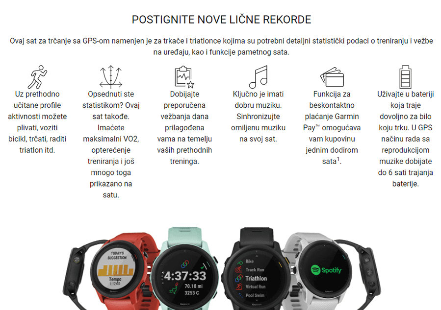 Garmin Forerunner 745 (Neo Tropic)