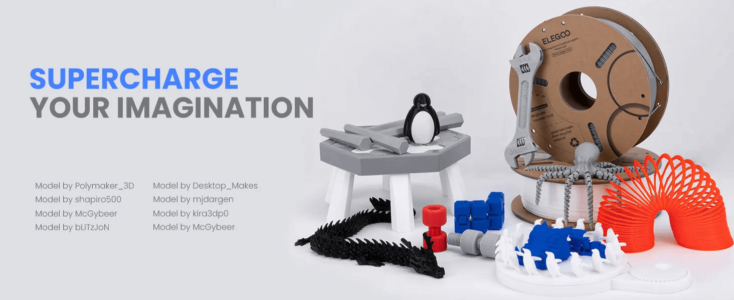 Elegoo Elegoo PLA Filament 1.75mm 1kg (Red)