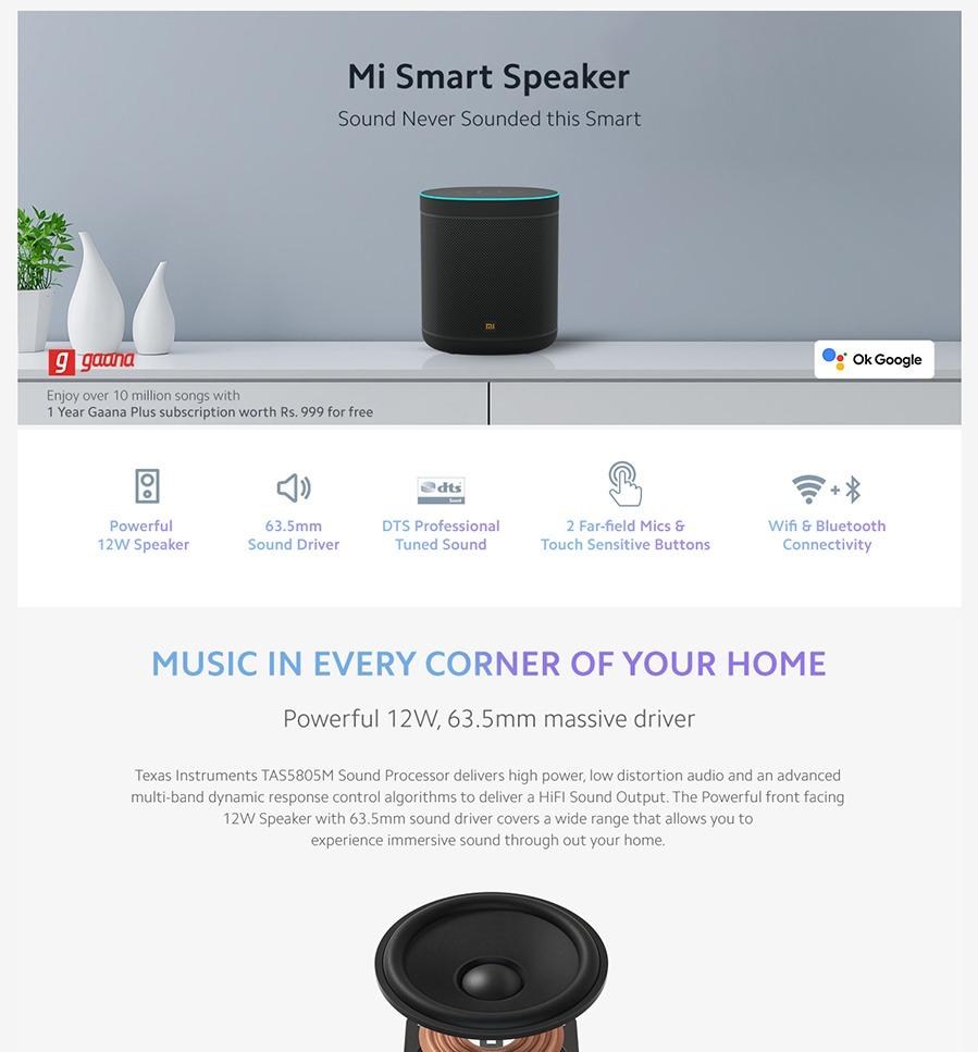 Xiaomi Mi Smart Speaker