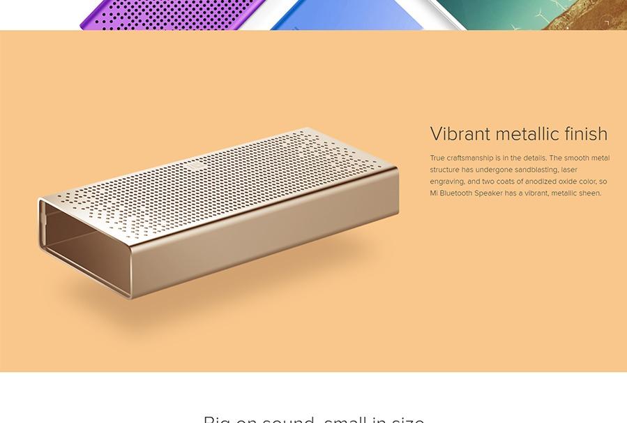 Xiaomi Mi Bluetooth Speaker Gold