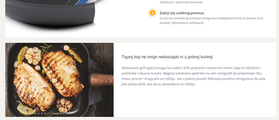 RosMarino grill Black Line 28cm