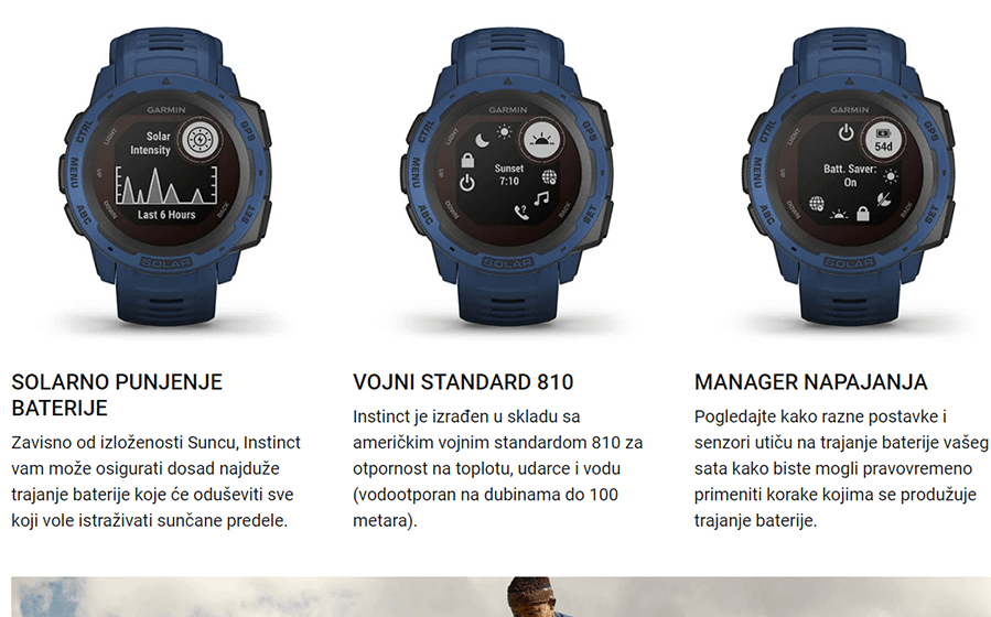 Garmin Instinct SOLAR (Flame Red)