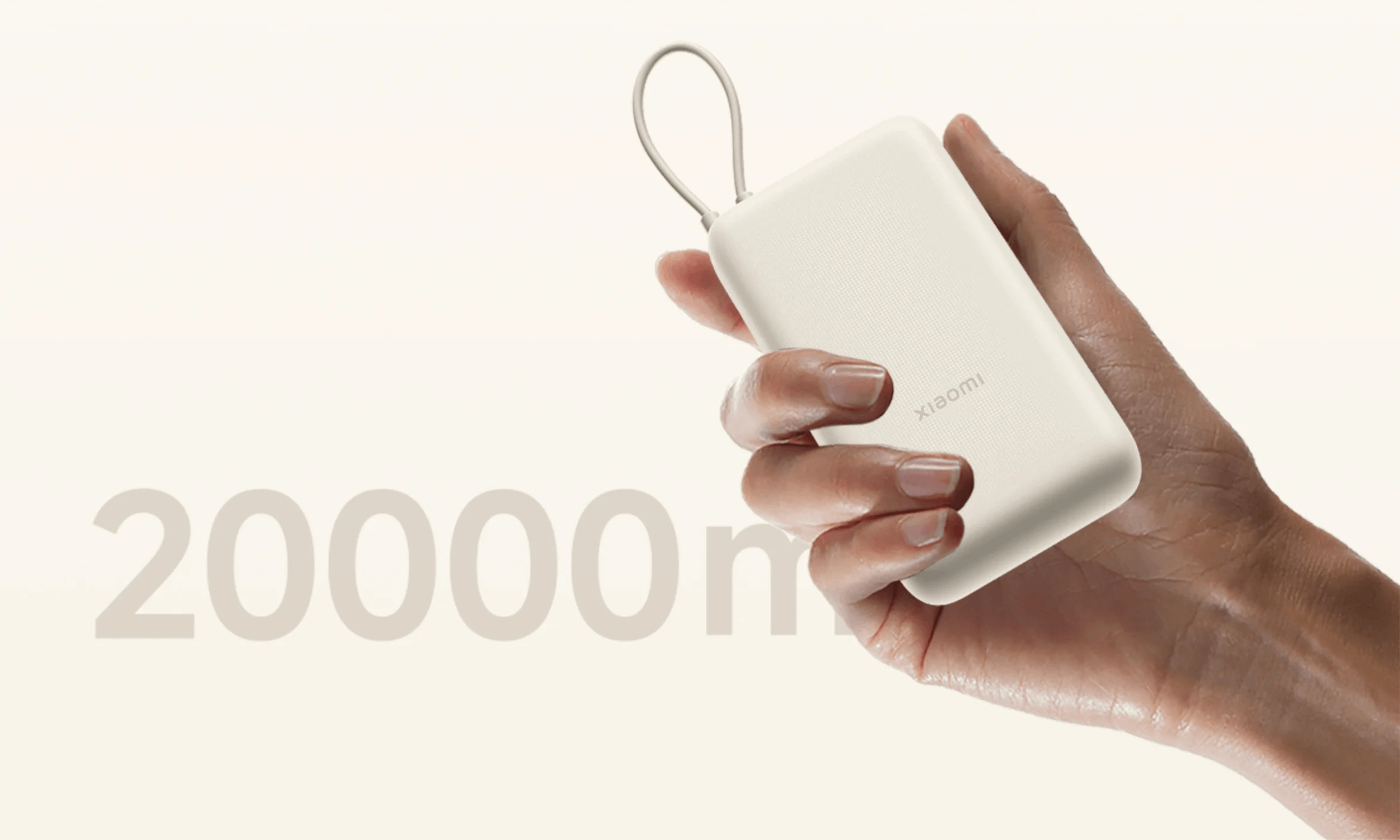 Xiaomi 33W Power Bank 20000mAh (Integrated Cable) Blue