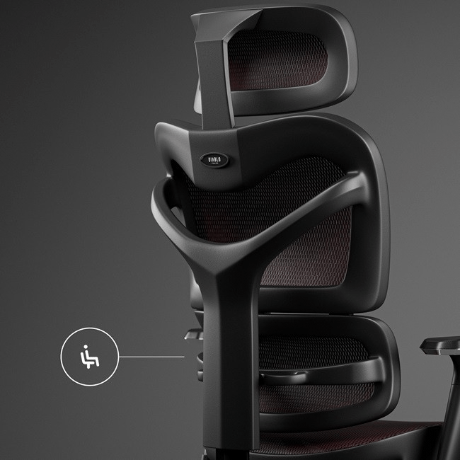 DIABLO V-COMMANDER (Black and Burgundy)